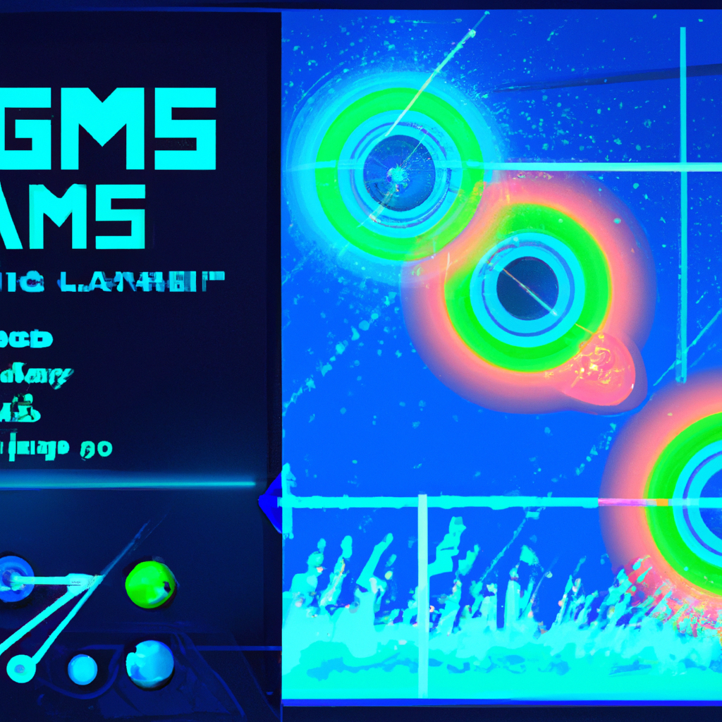 Gameplay snapshot: neon platformer with HUD and score streaks